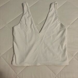 Contour V neck tank top